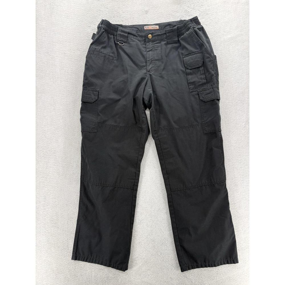 5.11 Tactical Taclite Pro Ripstop Pants Womens 18 Black Teflon DWR Workwear Duty